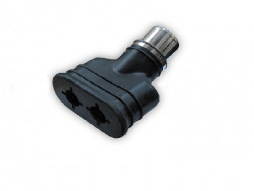 Газоприемная насадка на сдвоенную выхлопную трубу 200/100ммTROMMELBERG CA076200100