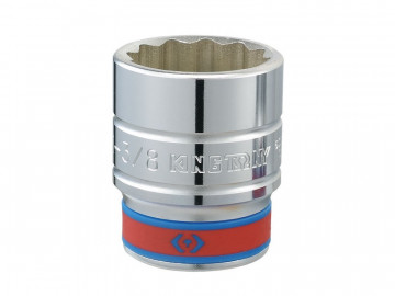 Головка торцевая стандартная двенадцатигранная 3/4&quot, 13/16&quot, дюймовая KING TONY 633026S