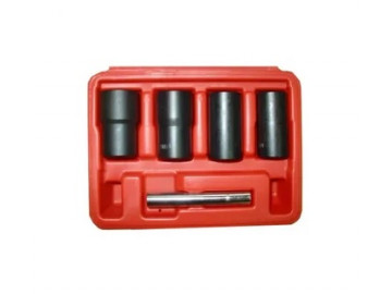 Набор спиральных головок для откручивания повреждённых гаек (4+1 пр.) СТАНКОИМПОРТ KA-2393A