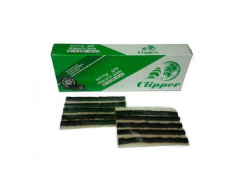 Набор жгутов (черных коротких) 102мм. 50шт. Clipper E290