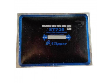 Пластырь радиальный с синим адгезивным слоем (СТАЛЬ) 133*185мм 1шт. Clipper ST735