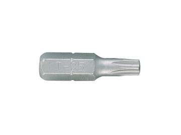 Вставка (бита) торцевая 1/4, TORX, T27, L = 25, с отверстием KING TONY 102527U