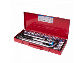 KING TONY Набор торцевых головок 1/2, двенадцат-е, 10-32 мм, 24 пр. 4033MR03