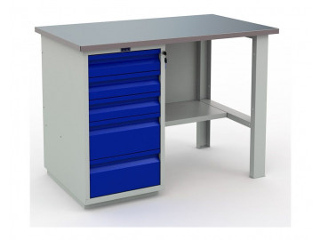 Верстак Profi (№ 202) ПРОМЕТ Практик WT120.WD5/F1.000