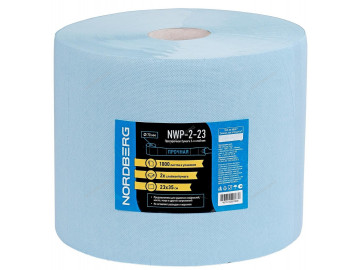 Протирочная бумага 2 сл. 23х35 1000 л. 17 г/м2 NORDBERG NWP-2-23
