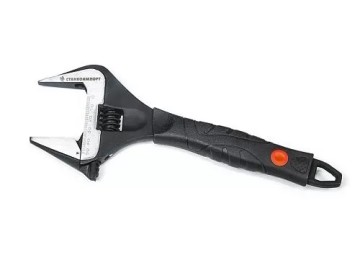 Ключ разводной с тонкими губками 255 мм. захват 50 мм. СТАНКОИМПОРТ cs-11.07.10