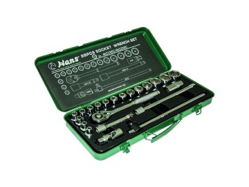 Набор 6-гранных головок 8-32 мм 22 пр. Hans 4621MU