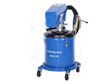 Установка электрическая для раздачи густой смазки с баком, 38 л Nordberg NO5138