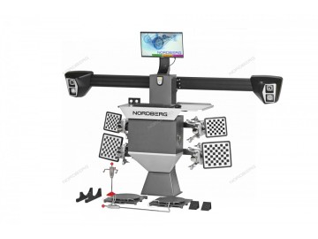 Стенд сход-развал 3D укороченная колонна для ям, серый Nordberg C802-P (7015)